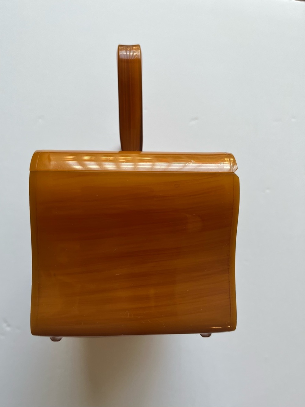 Myles Original 1950’s tortoise lucite box bag. Beautiful! - Picture 5 of 11